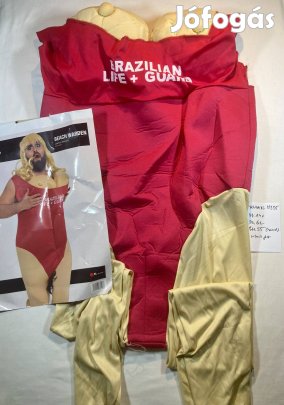Vicces Baywatch jelmez, brazil vizimentő jelmez, felnőtt jelmez M395