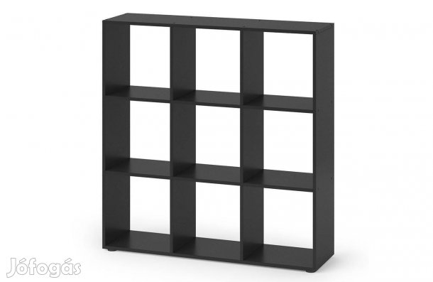 Vicco Nove térelválasztó polc, 9 rekeszes, fekete
