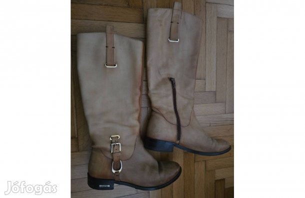 Victim, 36-os, tiszta bőr magasszárú csizma