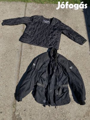 Victory AX fekete protektoros motoroskabát