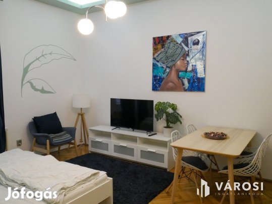 Vidám, zöld belső udvarra néző lakás kiadó a Budai Vár alatt