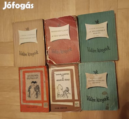 Vidám könyvek sorozat 6 kötete