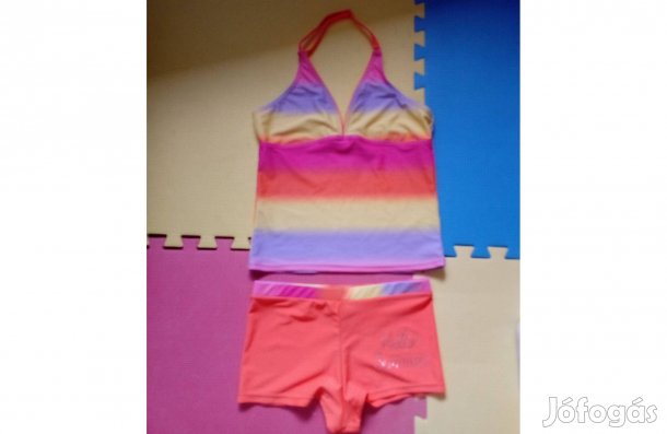 Vidám színű új lány tankini fürdőruha 158 164