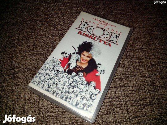 Videó kazetta, 101 kiskutya retro dísznek esetleg megnézni