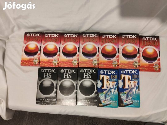 Videó kazetta, vhs kazetta 12 db