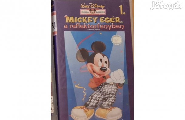 Video kazette (VHS) Mikey Egér A reflektorfényben