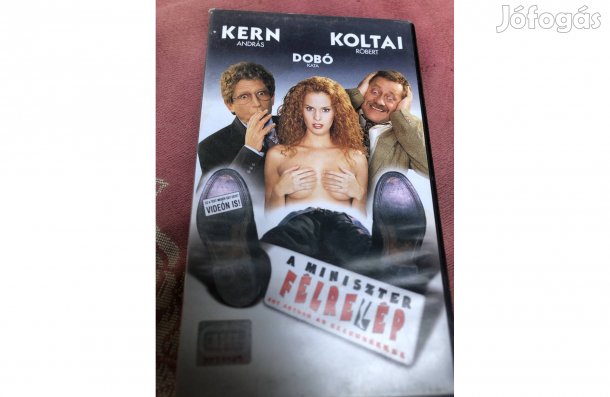 Videókazetta:A miniszter félrelép film Vhs 850 Ft