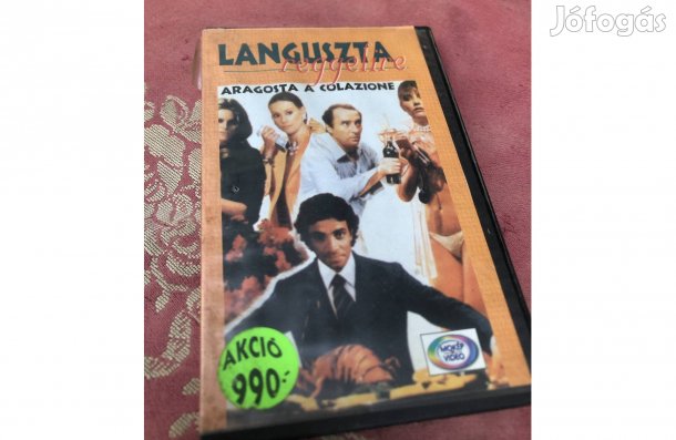 Videókazetta:Languszta reggelire film Vhs 1500 Ft