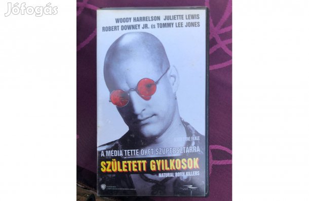 Videókazetta,VHS :Született gyilkosok 5000 Ft
