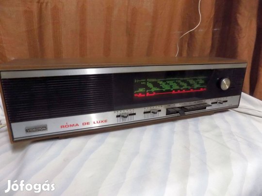 Videoton Róma de luxe RA 3311 + hangfal, asztali rádió / gyűjtői darab