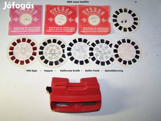 View Master 3D Made In Belgium térhatású nézőke + korongok