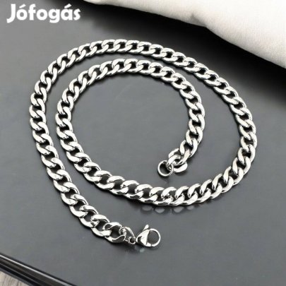 Viktor nemesacél ezüst színű férfi nyaklánc