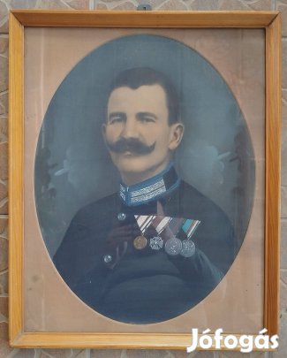 Világháborús nagyméretű katona kép