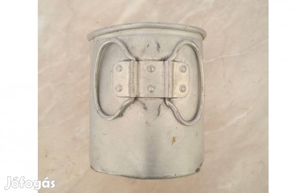 Világháborús német kulacs pohár