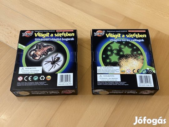 Világít a sötétben 2db játék új egyben