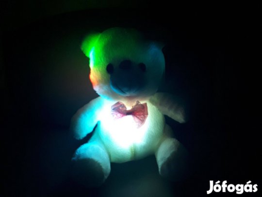 Világitó mackó 30 cm