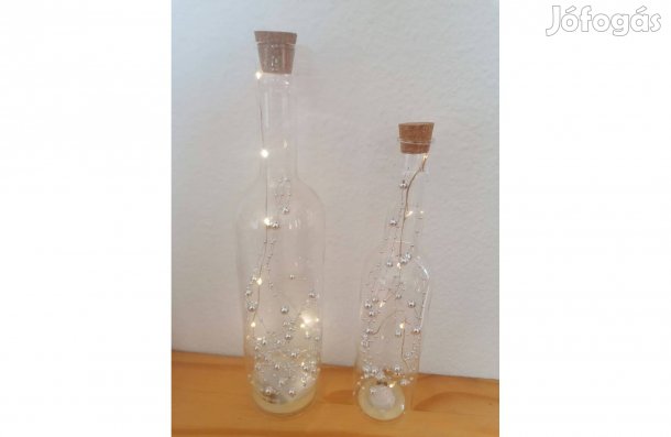 Világító palack dekoráció eladó!