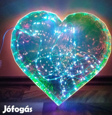 Világító szív dekoráció!