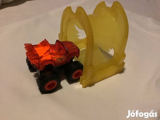 Világító villogó kisautó játék alagúttal együtt