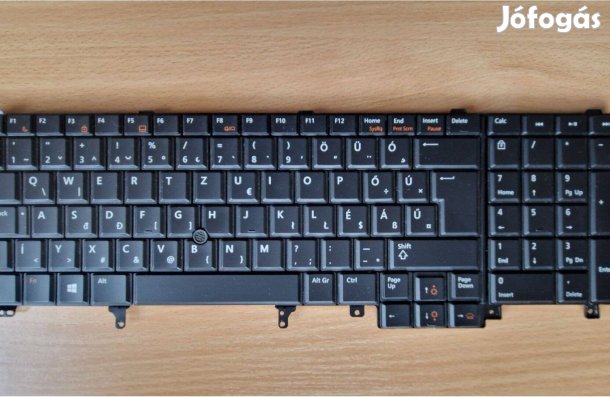 Világítós Magyar billentyűzet Latitude E6540-hez + Ajándék keret