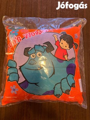 Világítós díszpárna gyerekeknek Disney mintás