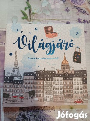 Világjáró színező füzet Új