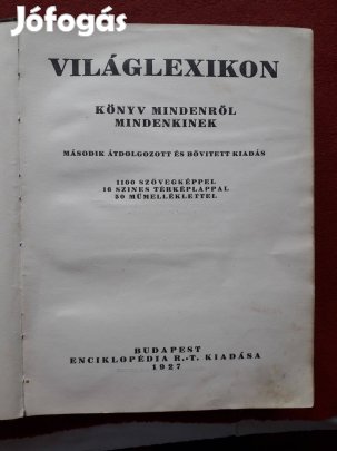 Világlexikon, antik könyv