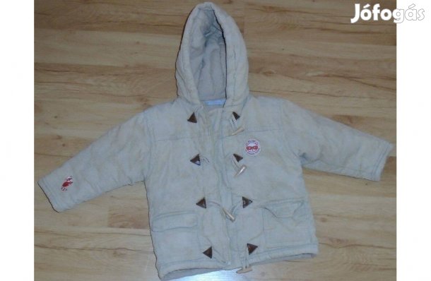 Világos 80-as méretű kordbársony kabát