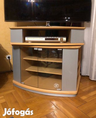 Világos Bükk Médiaszekrény teteje forgatható