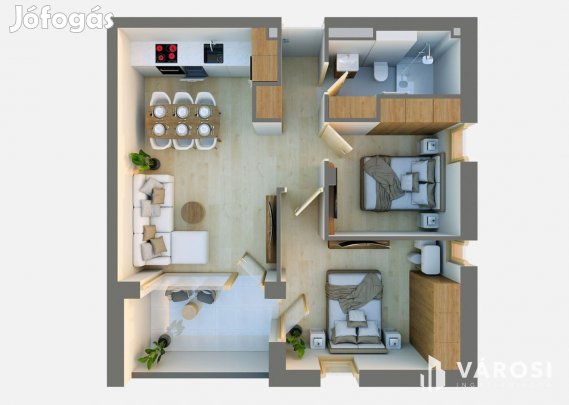 Világos, energiatakarékos otthon a Postakertben