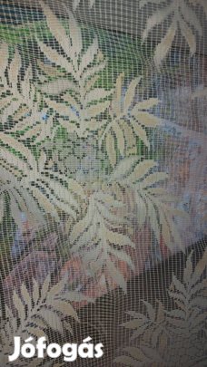 Világos függöny hibátlan újszerű 2x4m 3900Ft Siófok akár ingyen szállí