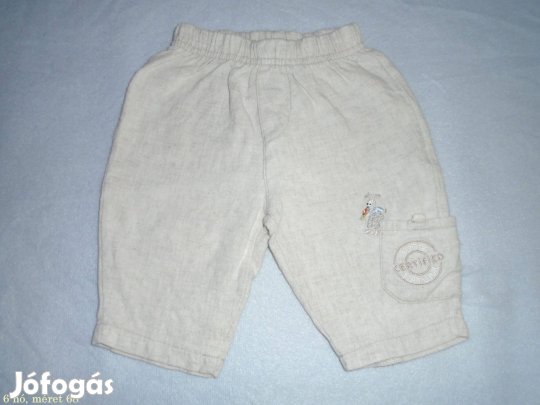 Világos színű és mintás nadrág 6 hó (méret 68)