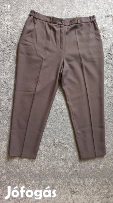 Világosbarna nagy méretű nadrág