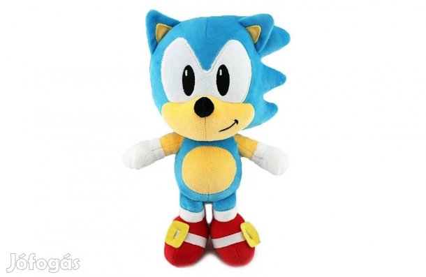 Világoskék Sonic a sündisznó jellegű plüss 20 cm