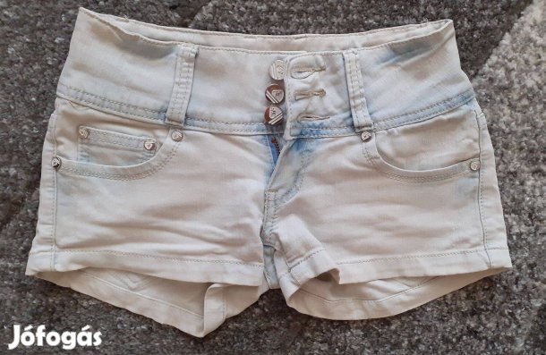 Világoskék farmer short xs