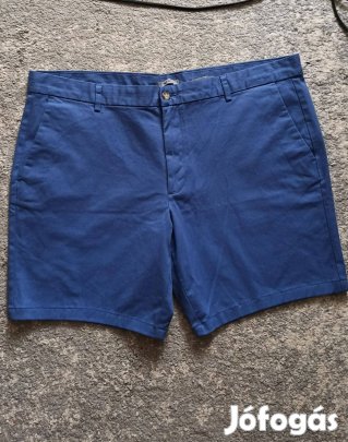 Világoskék férfi sztreccses vászon rövidnadrág, short 42-es