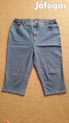 Világoskék sztreccses farmer térdnadrág 48-as