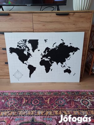 Világtérképet ábrázoló kép