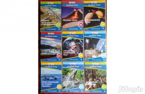 Világunk Titkai Discovery Channel DVD sorozat