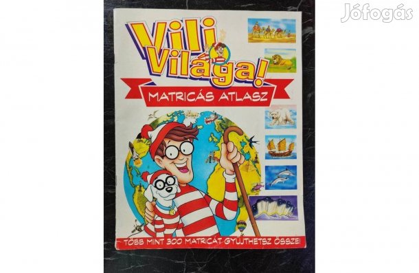 Vili Világa! Matricás Atlasz, komplett