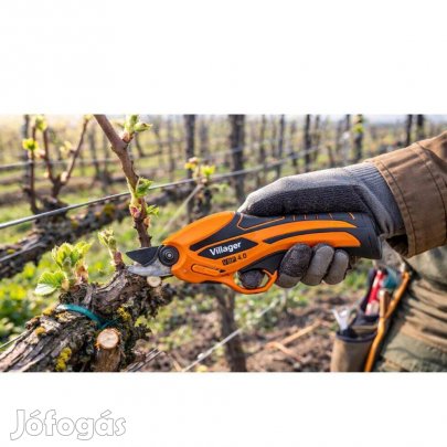 Villager akkumulátoros metszőolló, 3,6 V, max.12 mm