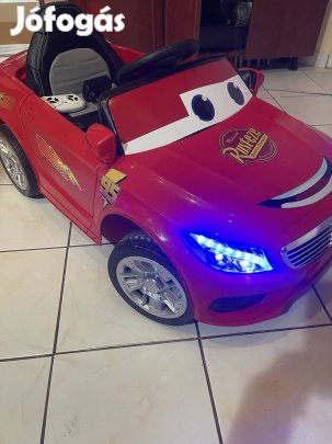 Villám Mcqueen elektromos gyermek kisautó:használt-újszerű-uj akkuval!