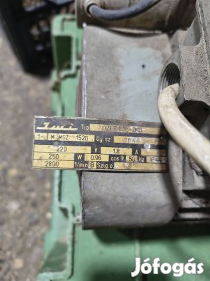 Villanymotor 1 fázis 0.25kw