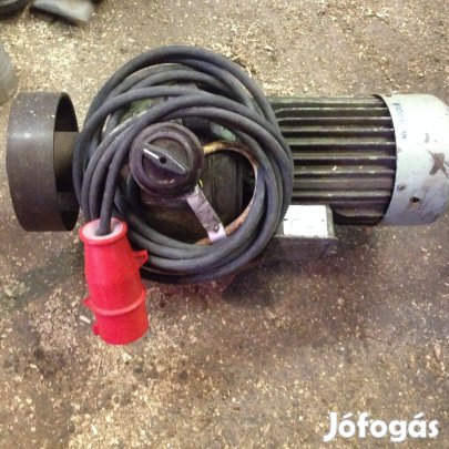 Villanymotor magas fordulattal, áttételes eladó