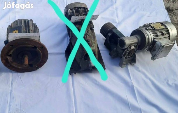 Villanymotor villanymotorok csigahajtás eladó!