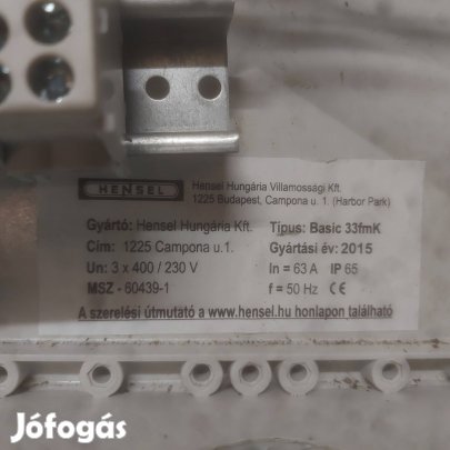 Villanyóra szekrény 