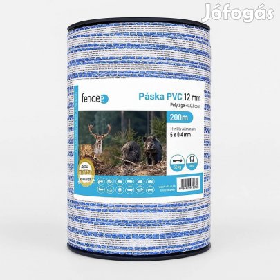 Villanypásztor PVC szalag 200m