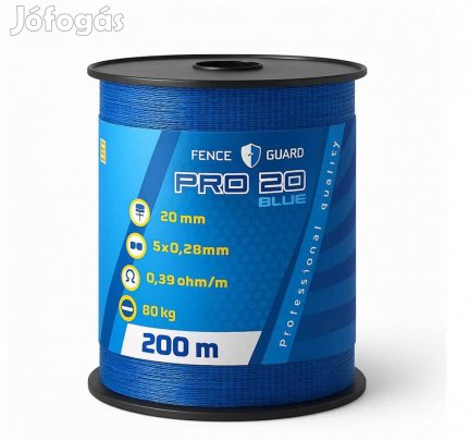 Villanypásztor kék szalag 200 m