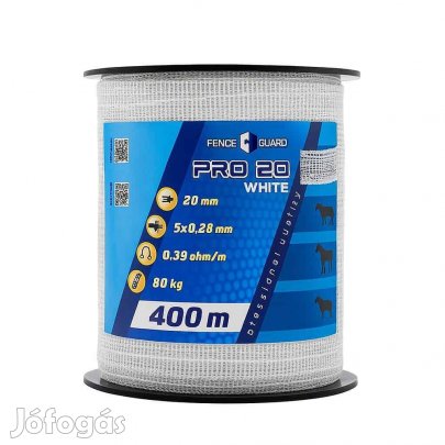 Villanypásztor kerítés szalag