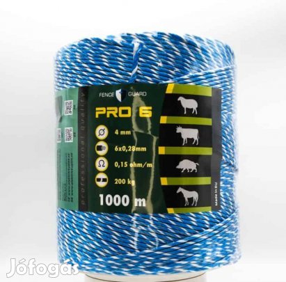 Villanypásztor vezeték 1000m 200Kg 0,15 /m